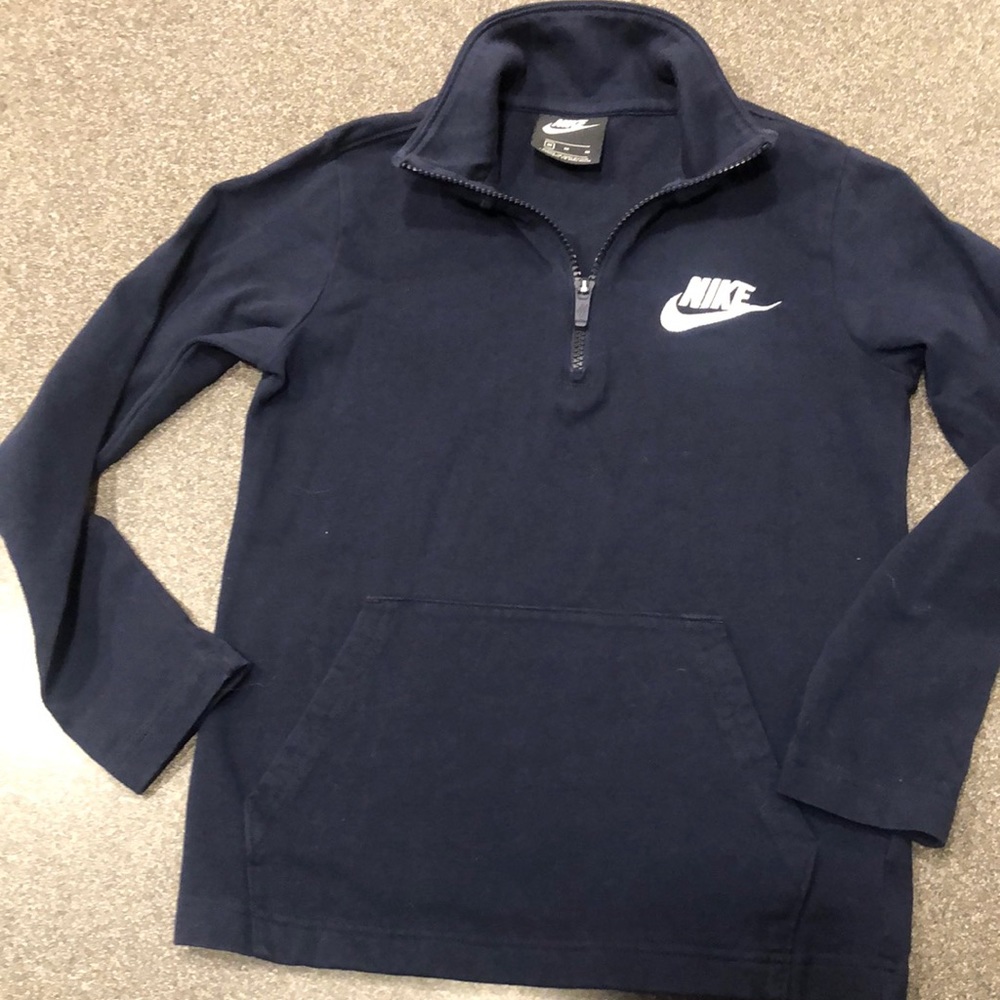 NIKE Boys 3/4 zip pullover